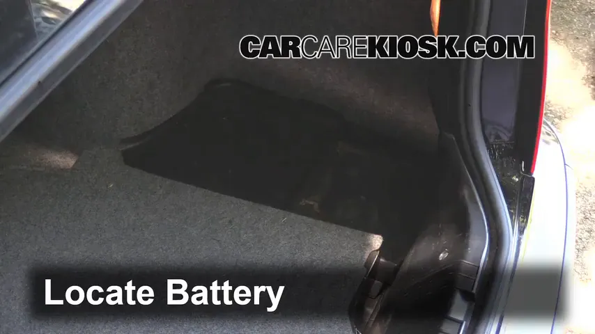 2001 BMW 325i 2.5L 6 Cyl. Sedan Battery Replace